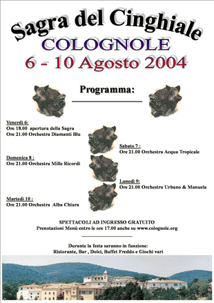 Volantino Sagra 2004