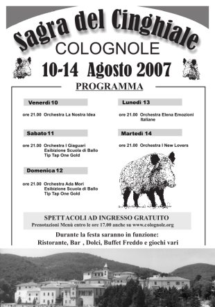 Volantino Sagra 2007